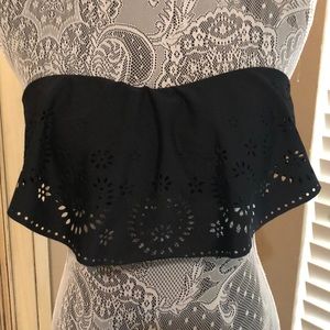 Black swimsuit top